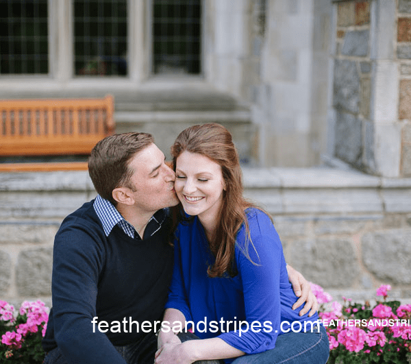 Boston College engagement photos