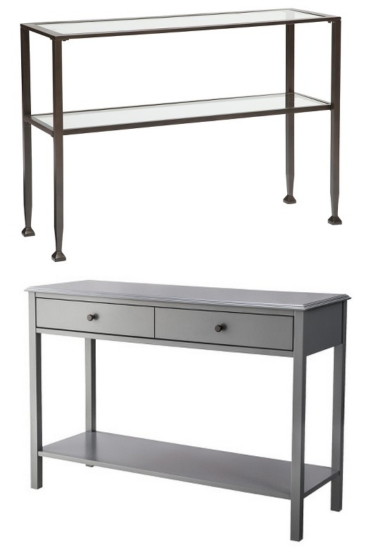 bedside table, console table