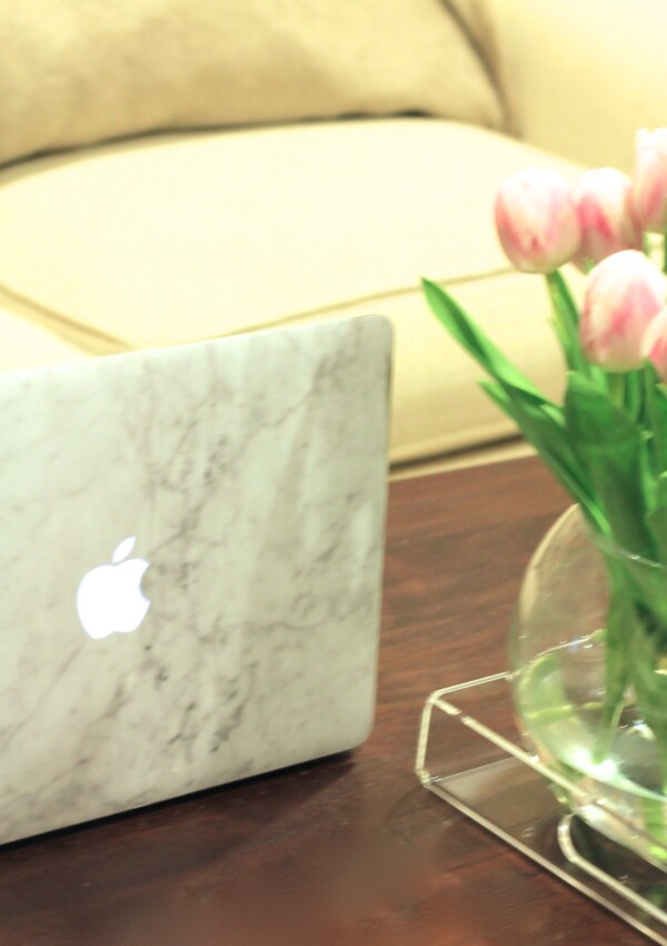 marble laptop cover