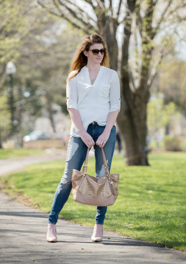 white tunic shirt for spring under $30