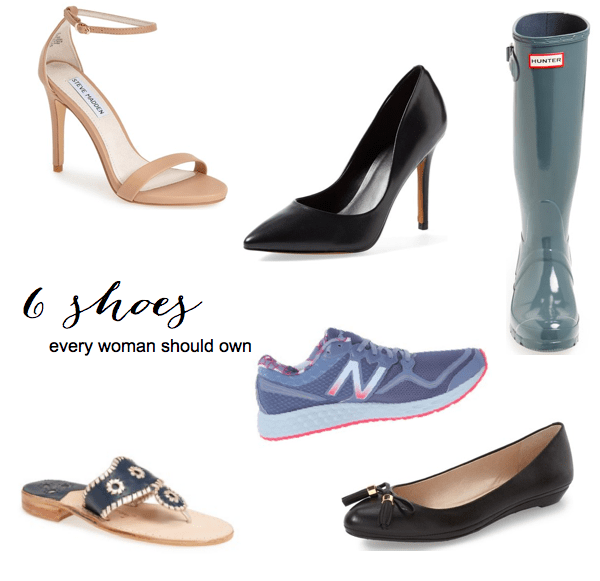 6 Shoes Every Woman Should Own