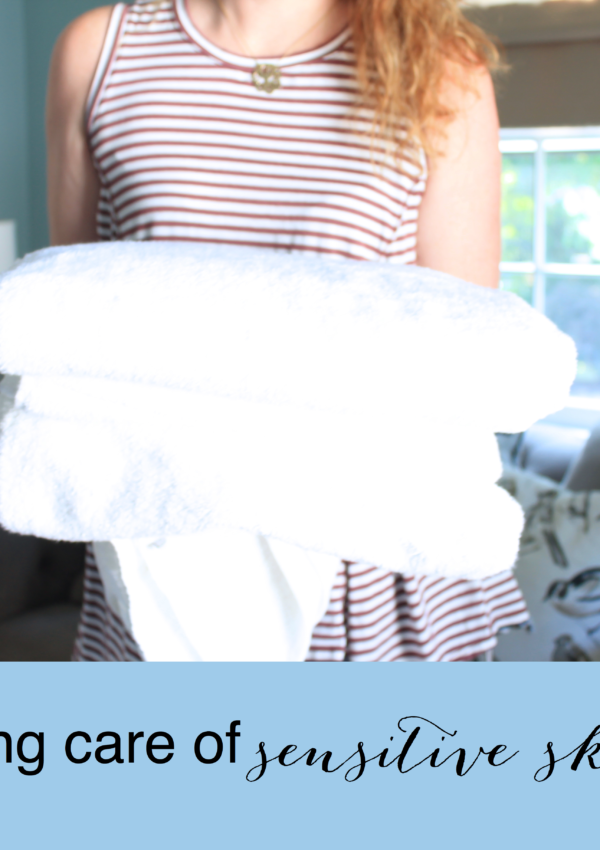 taking care of sensitive skin - all free clear detergent