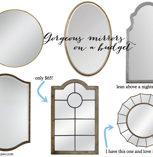 Mirrors on a budget