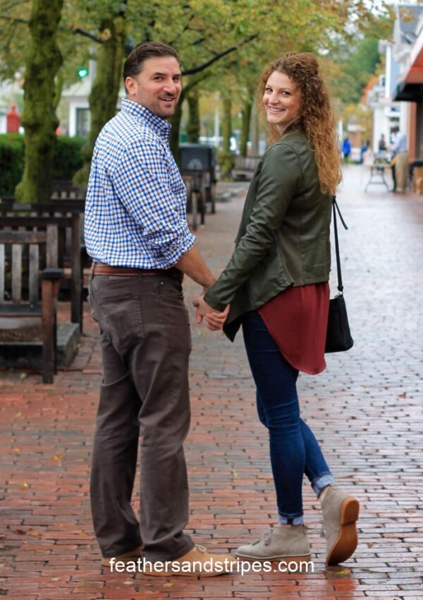 his and hers casual style with Hush Puppies // feathersandstripes.com