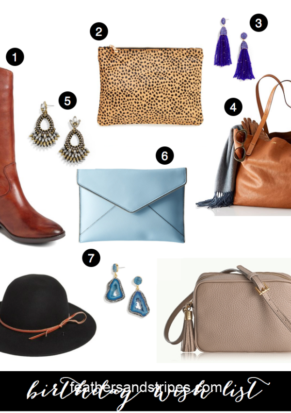 birthday wish list // feathersandstripes.com