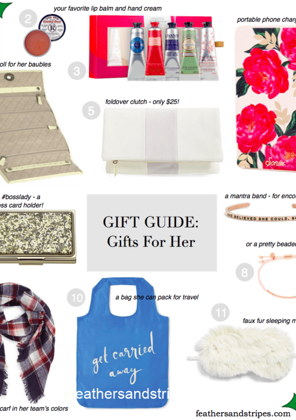 Best Christmas gifts for her- gifts for mom, sister, and best friend // feathersandstripes.com