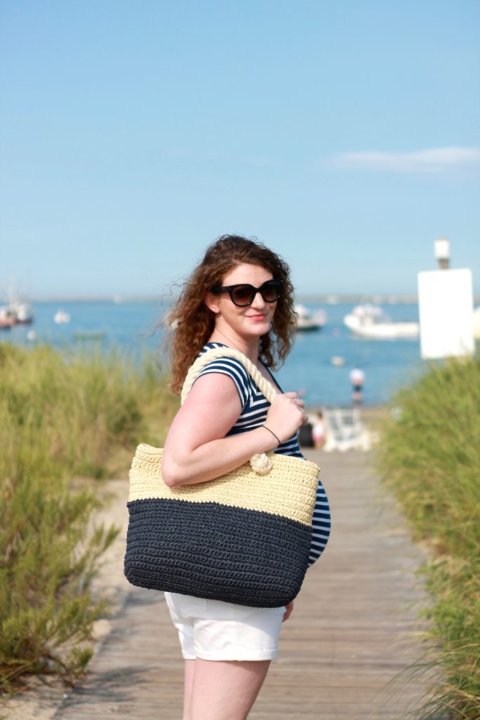 Navy and White Stripes on the Cape