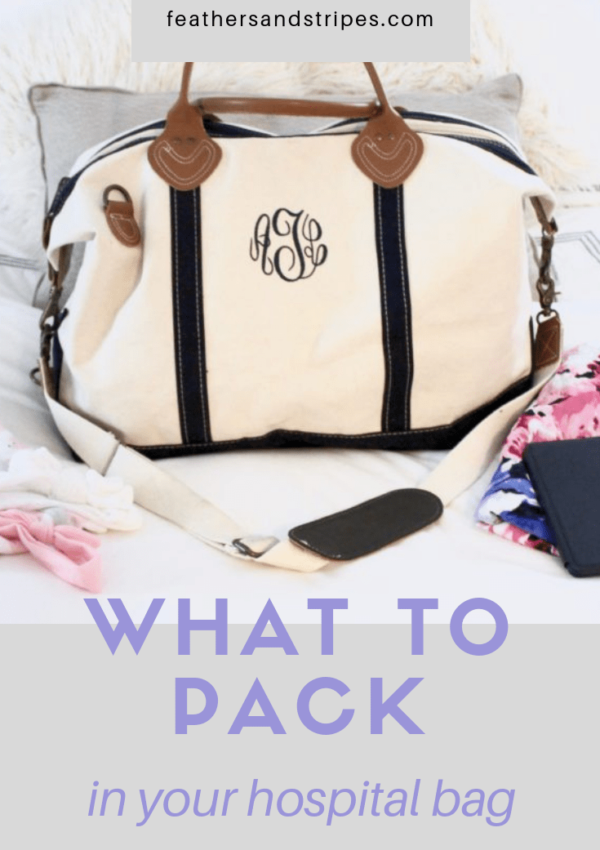 what to pack in your hospital bag with your first baby