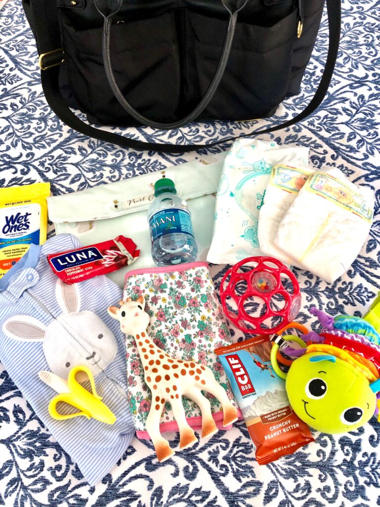 What's Inside My Fashionable Diaper Bag 