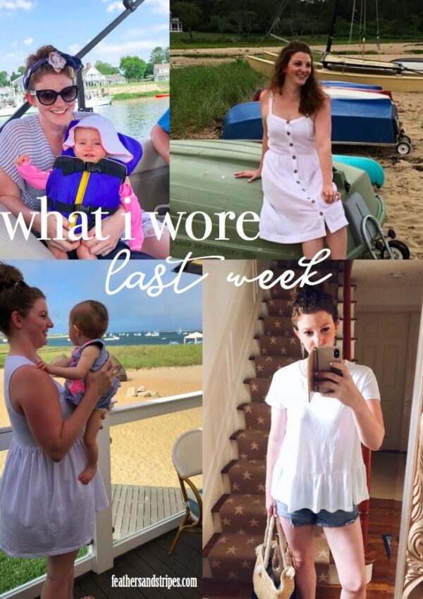 what I wore last week - real outfits for mom and baby