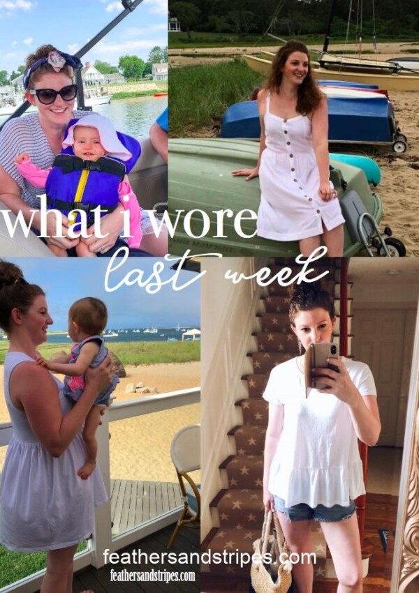 what I wore last week - real outfits for mom and baby