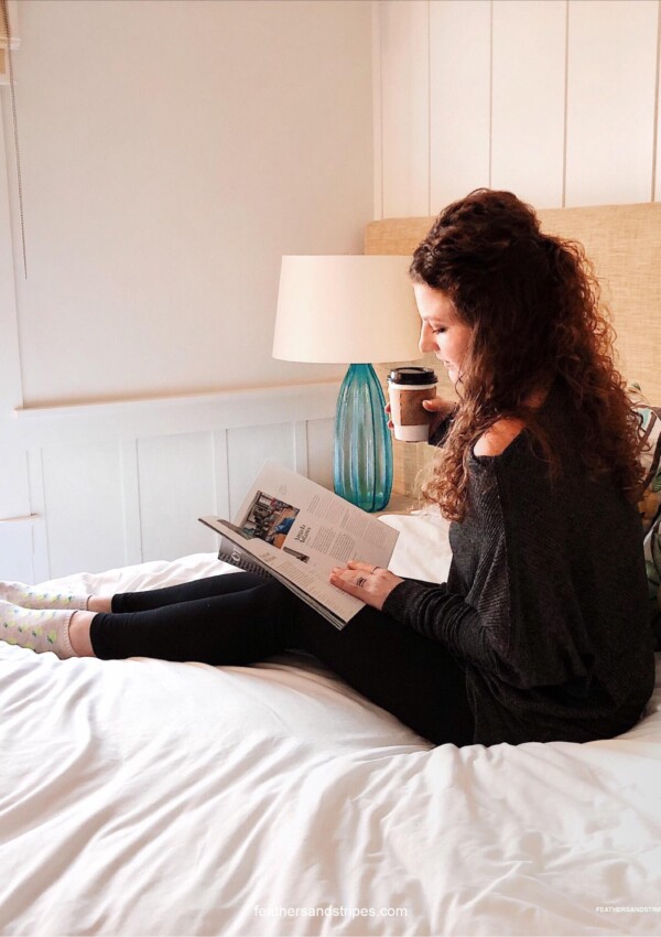 work from home outfits, cozy and comfortable leggings and sweater for working from home