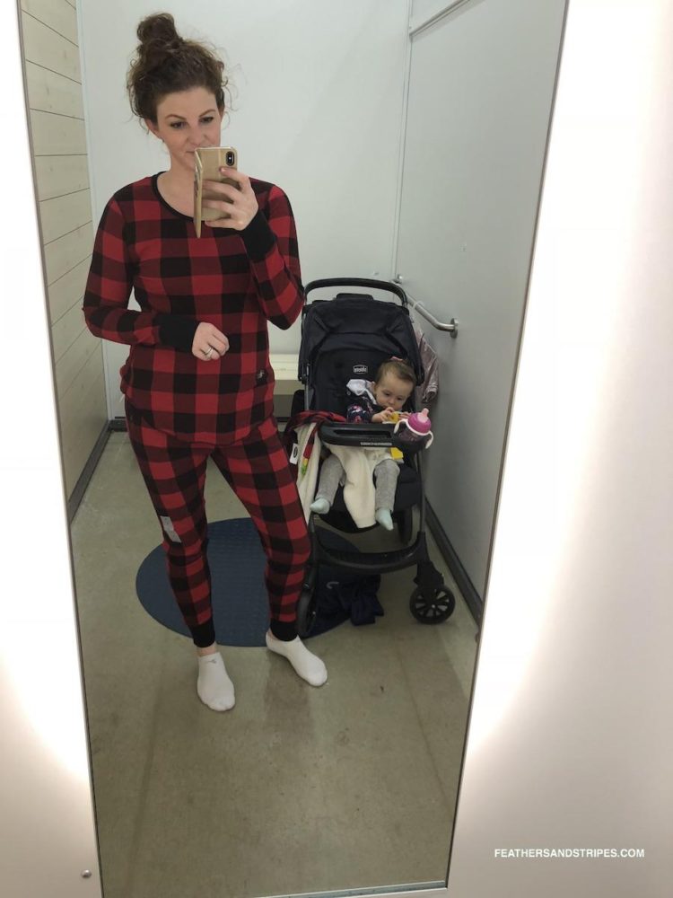 old navy red buffalo plaid pajamas