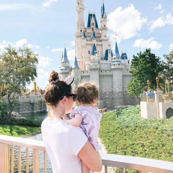 Visiting Disney World with a Toddler: Tips, Tricks, and Our Mantra for the trip from mom- and travel-blogger Alyssa (feathersandstripes.com)