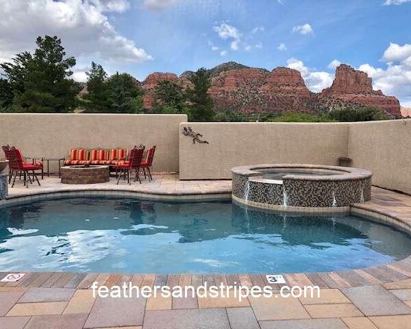 Where to stay in Sedona: a house with incredible backyard views