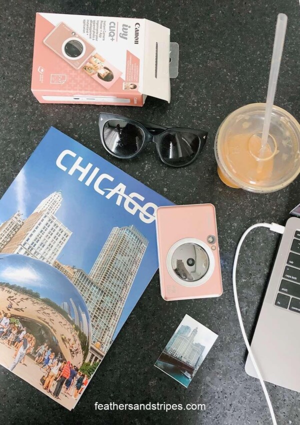 Canon instant print camera review of Canon IVY CLIQ+ from mom/travel blogger feathersandstripes.com