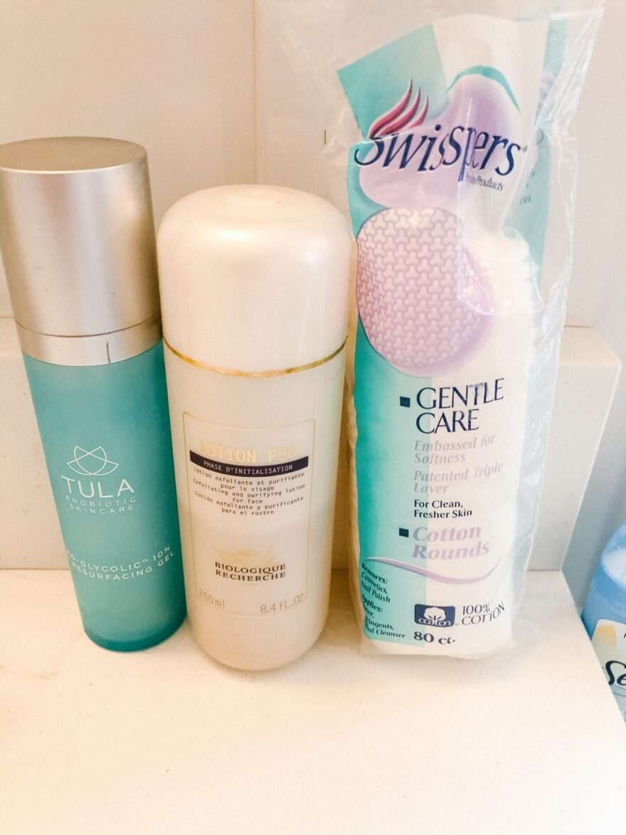 three products for Nightly Skincare Routine three products for Nightly Skincare Routine