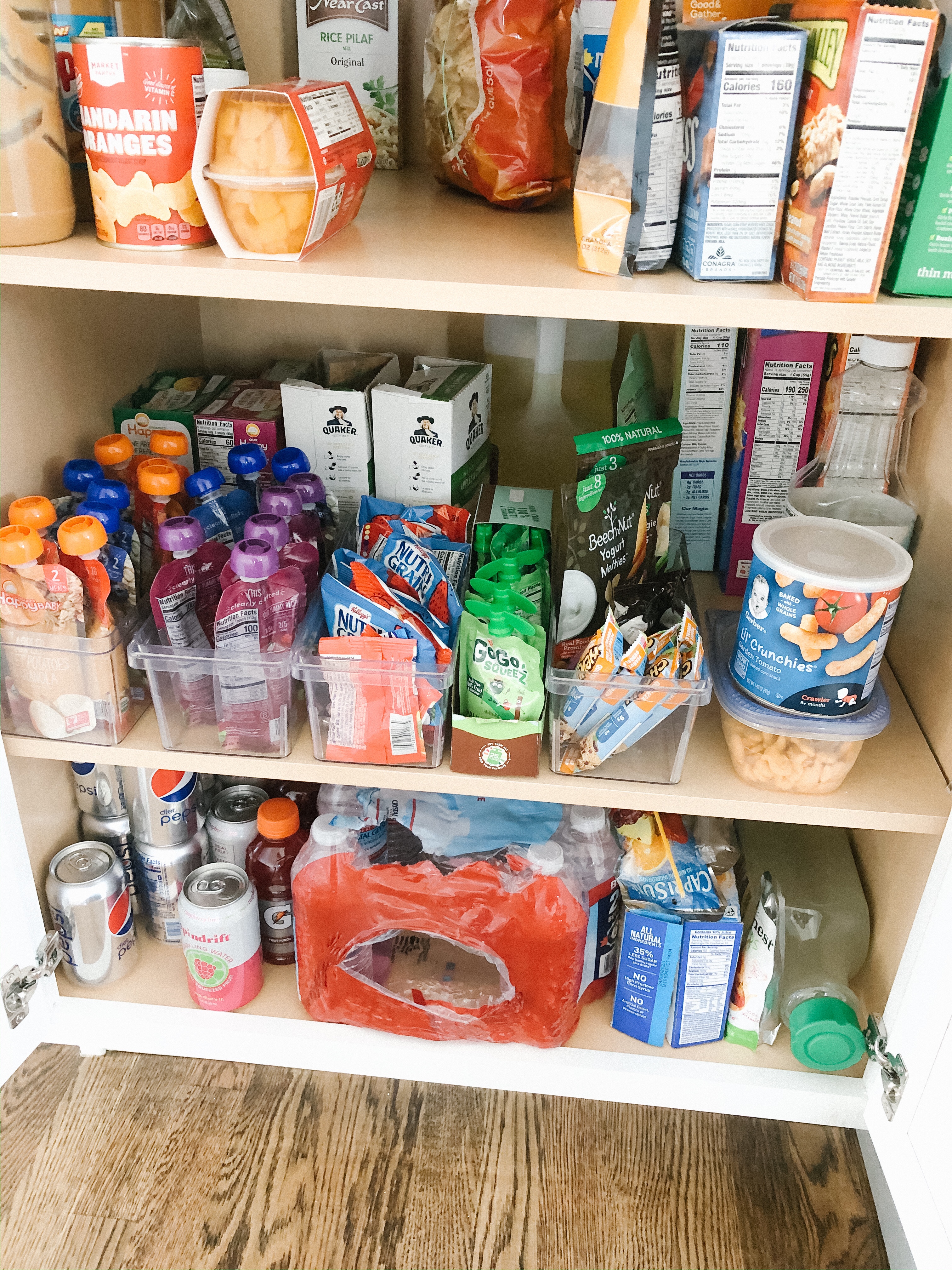 Kitchen Organization - The Chronicles of Home - Organize Snacks
