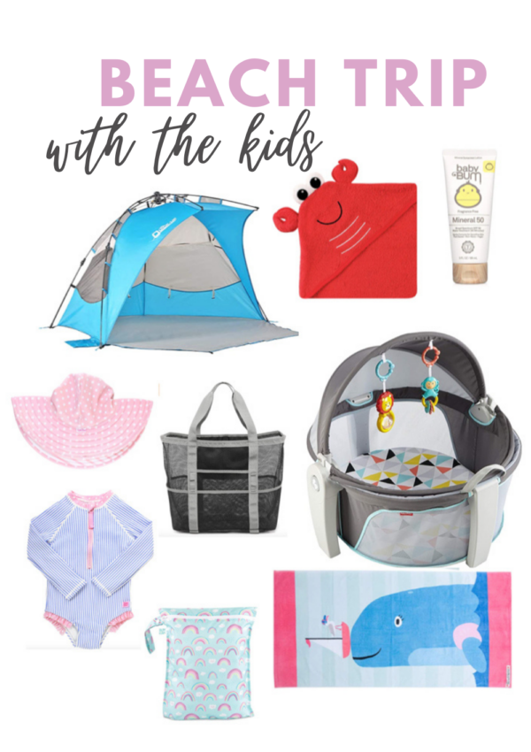 what to bring on a beach trip with kids