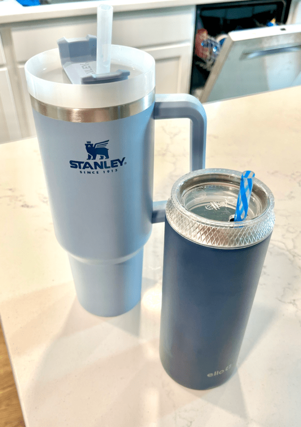 coffee cup and water mug