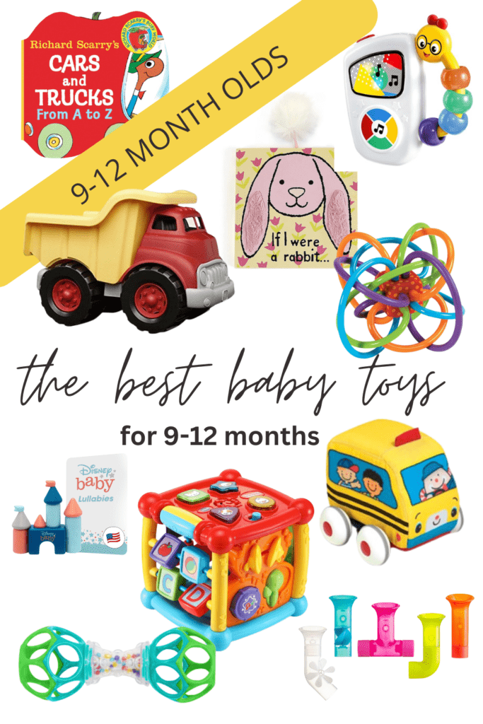 Our Favorite Baby Toys for 9-12 Months | Feathers and Stripes