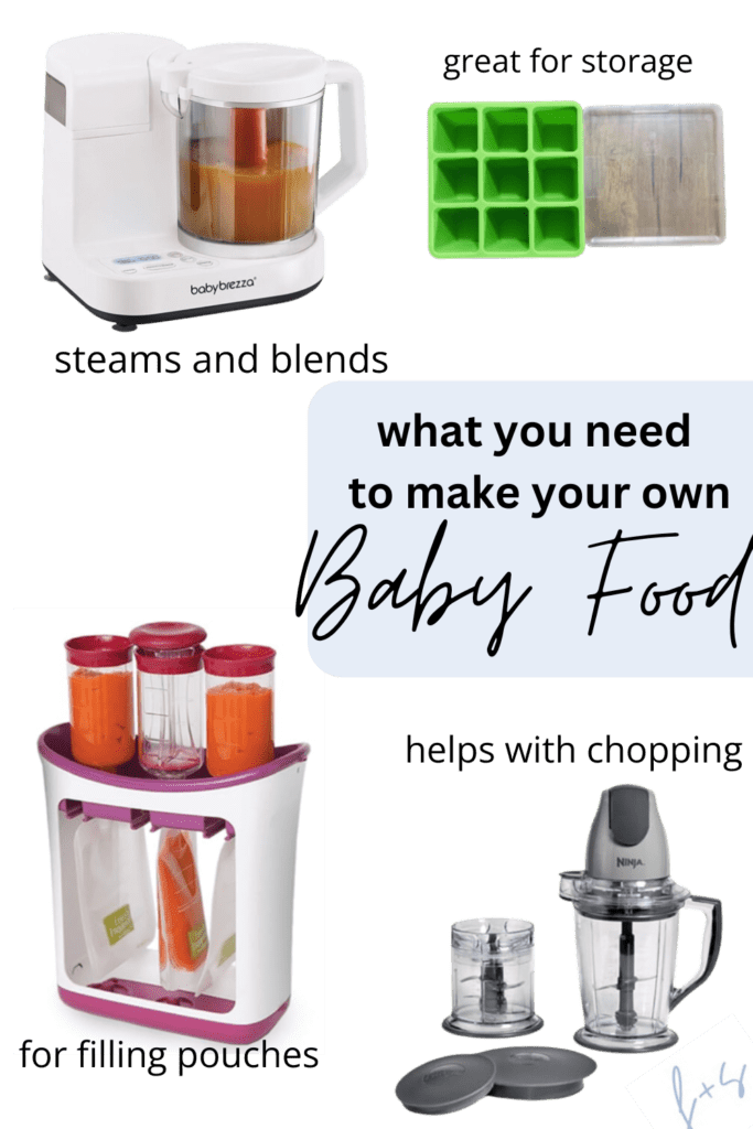 Everything I Use to Make My Own Baby Food + Pouches | Feathers and Stripes