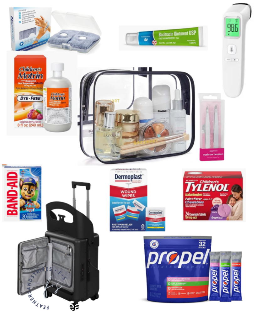 first aid kit for travel with kids