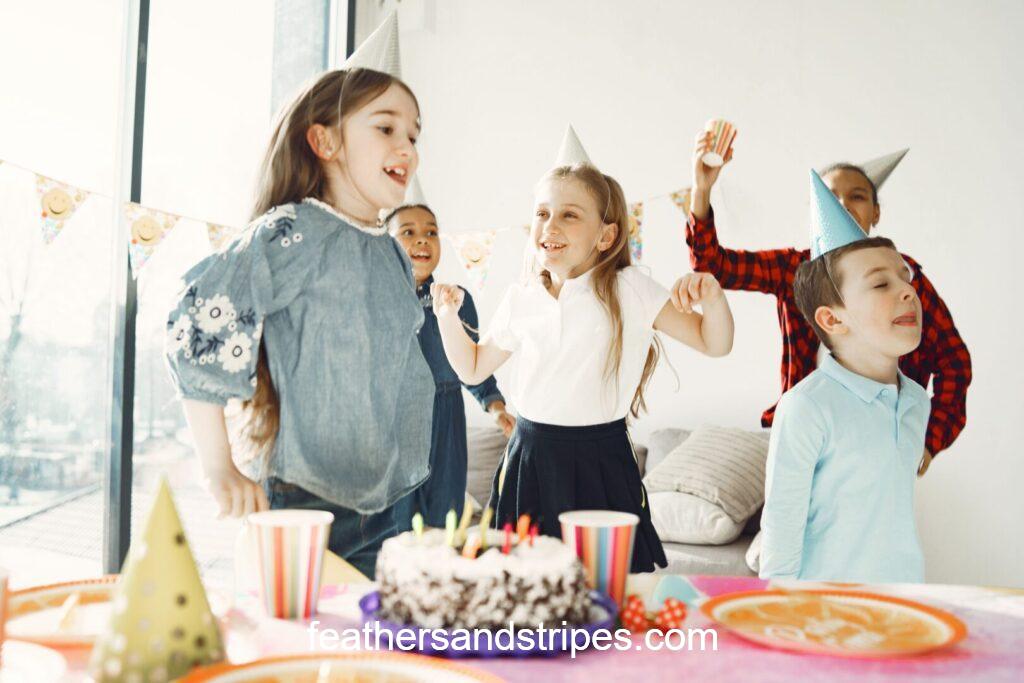 at home birthday party, kids birthday party, 10 year old birthday party