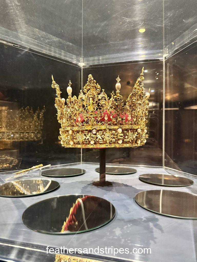 Danish crown jewels at Rosenberg Castle Copenhagen