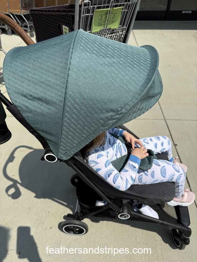 Evenflo Hummingbird stroller canopy and storage basket
